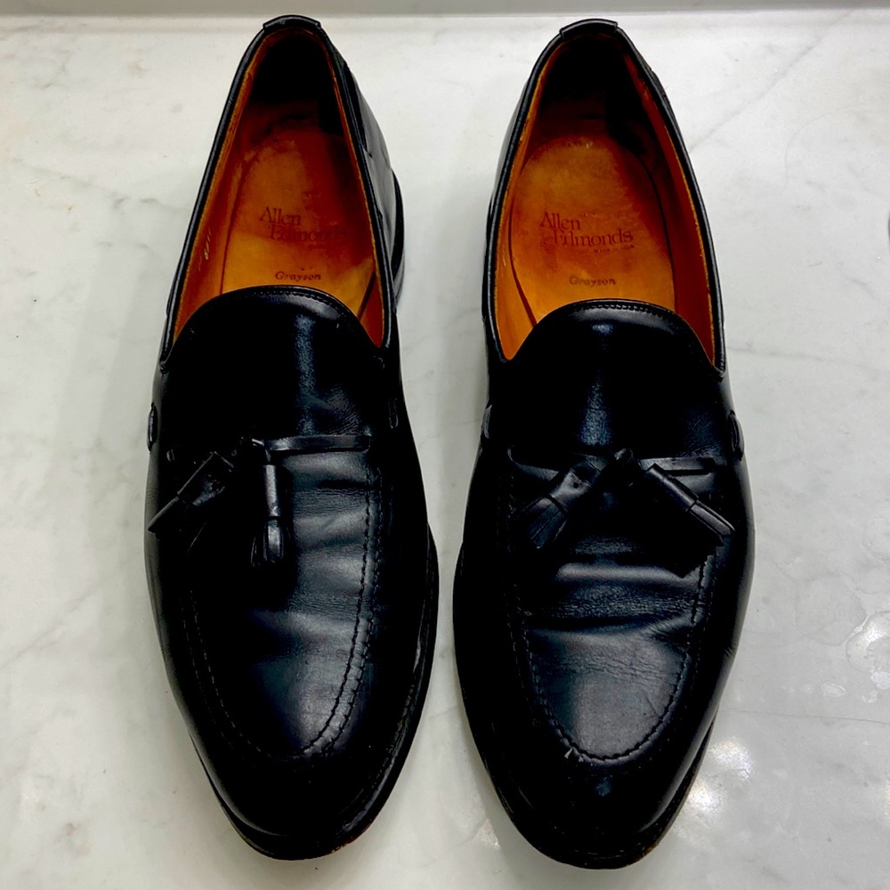 Allen Edmonds - Black Mens Dress Shoes - size 12